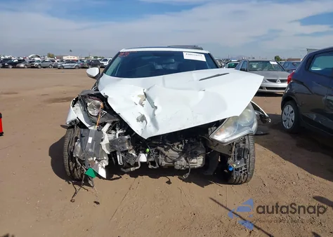 2012 Hyundai Veloster Base W/Gray z USA, uszkodzony, nr VIN KMHTC6AD7CU053764